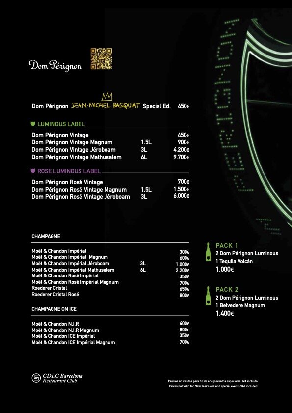 cdlc bottle menu 