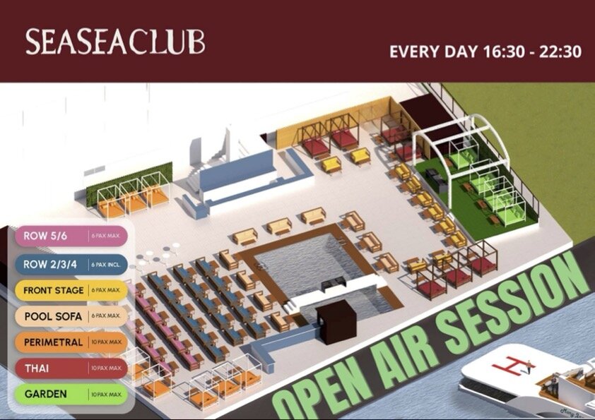 sea sea club floor plan