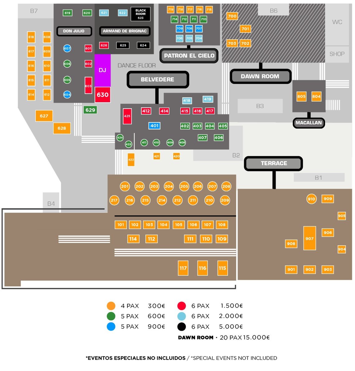 Opium tables map